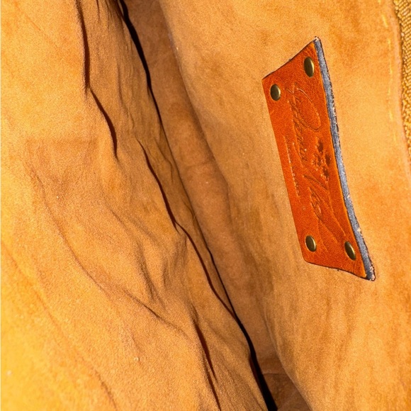 Patricia Nash Brown Floral Embossed Crossbody Bag - Picture 9 of 12